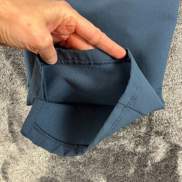 Adidas Fleece Lined Golf Pants Men's L 34X31 Pull On Blue Performance Stretch - Picture 11 of 12
